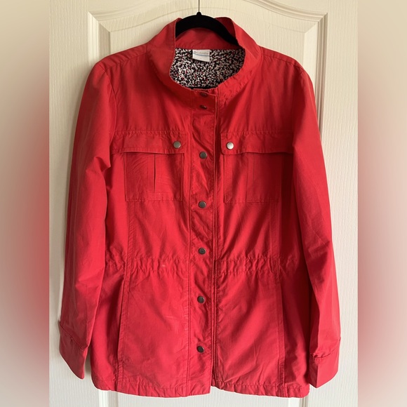 🌺Columbia Spring/Summer Coral Coloured Jacket - Picture 1 of 16